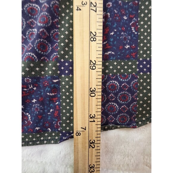 Van Heusen 417 Men's Large Multicolored Pattern Long Sleeve Button Up Shirt - Picture 7 of 7